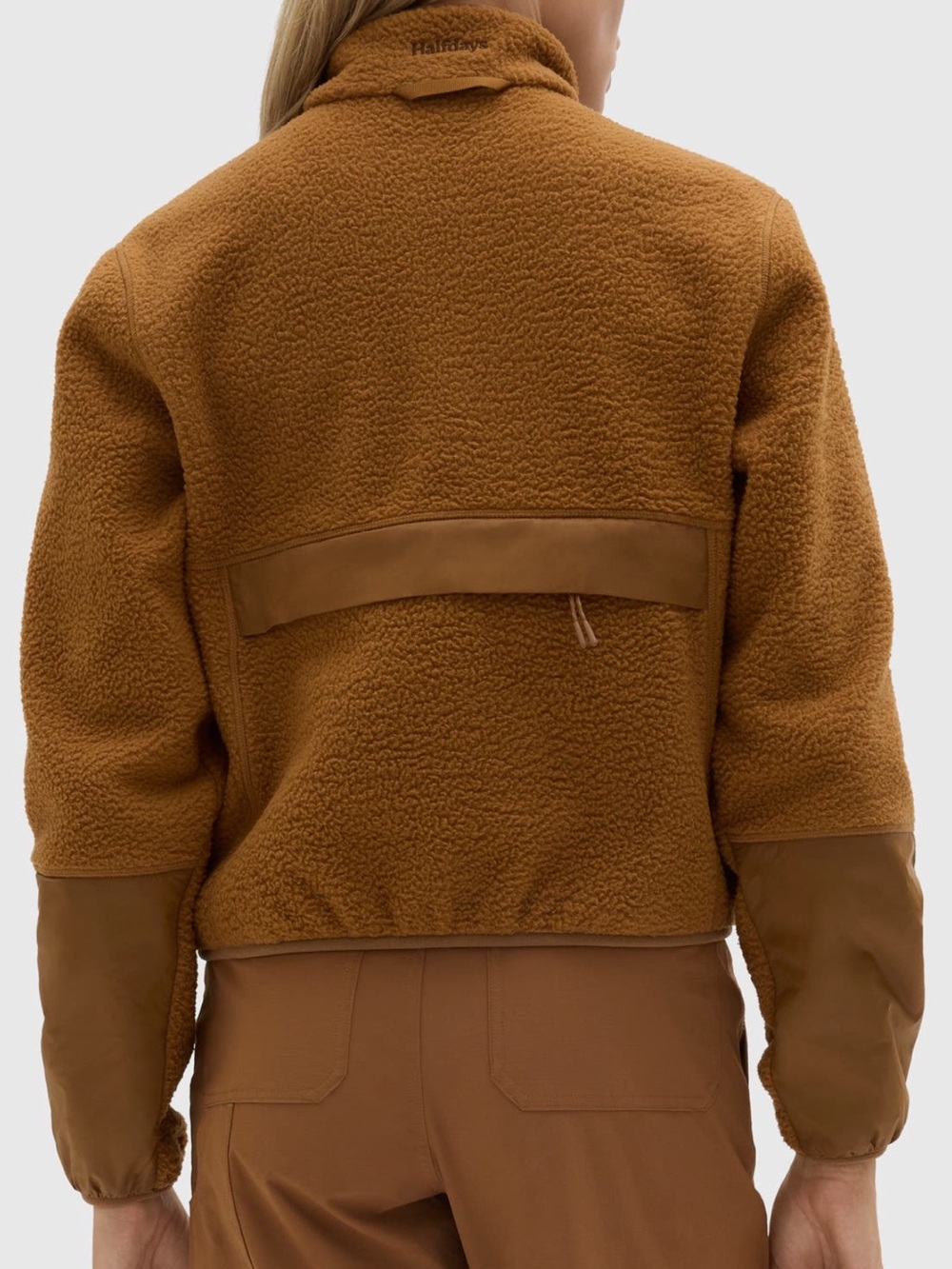 NEW Halfdays Chapelle Water Repellent Fleece Jacket in Nubuck - Picture 3 of 8